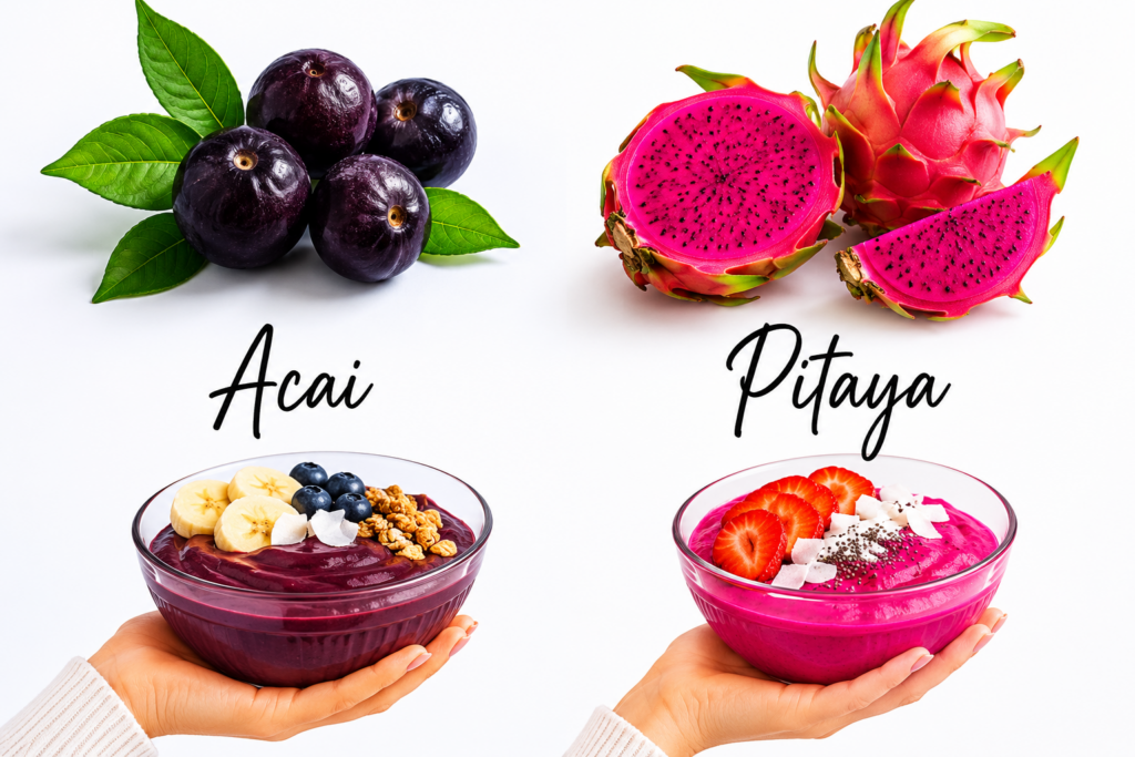 Açaí vs. Pitaya: Benefits, Differences, and Which Superfruit Is Right for You